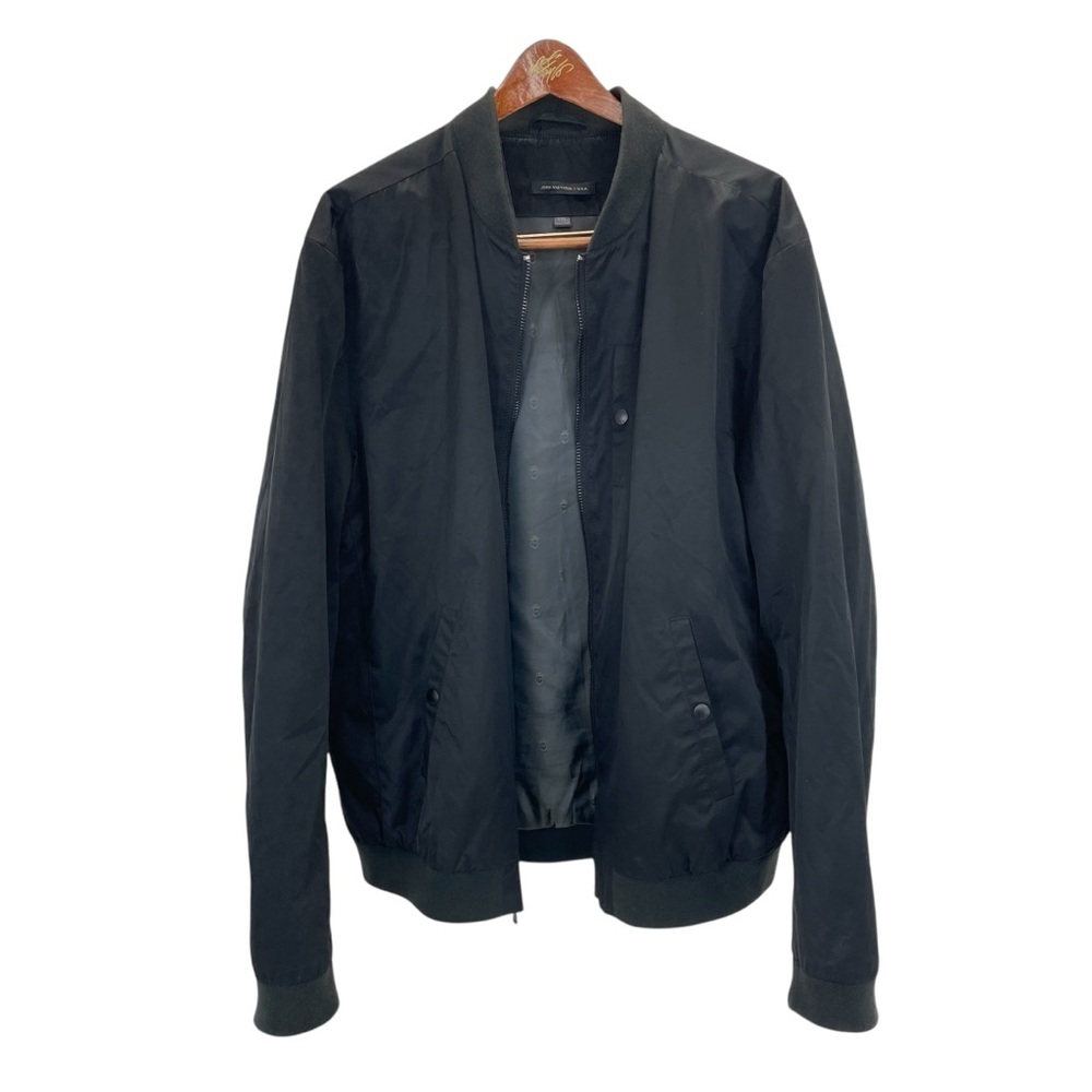 John Varvatos Bomber Jacket XXL Black - Picture 4 of 16